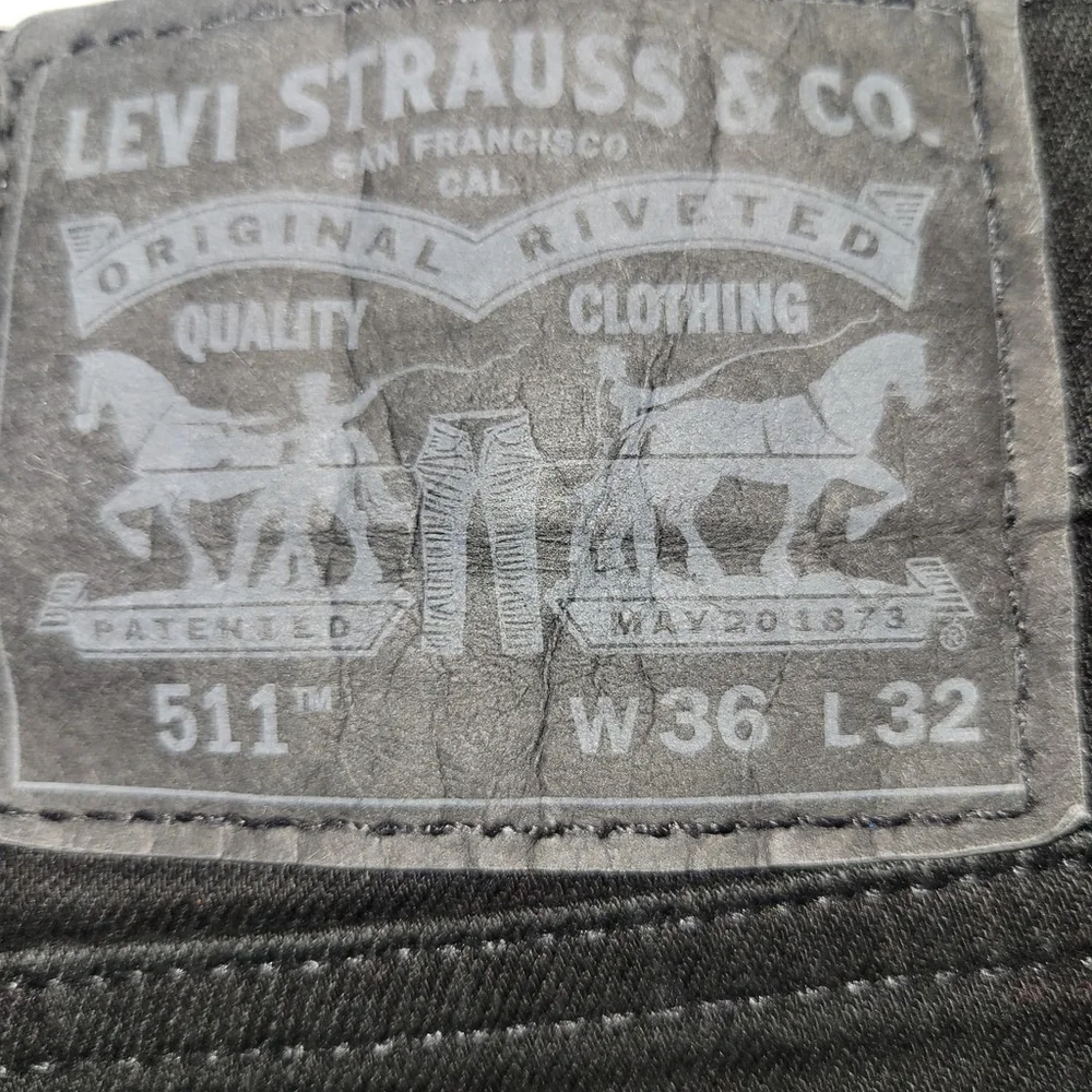 Levi's 511 Slim Straight Jeans 36/32 Men's Excellent Condition Pre-owned